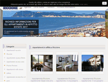 Tablet Screenshot of adria-appartamenti-riccione.com